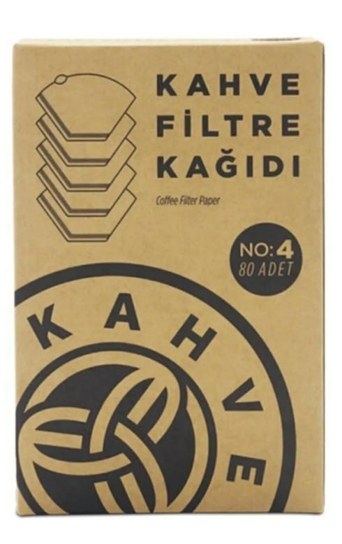 Kahve Dünyası Filtre Kahve Kağıdı No:4 80 Li X 2 Adet (İŞBİRLİĞİ)